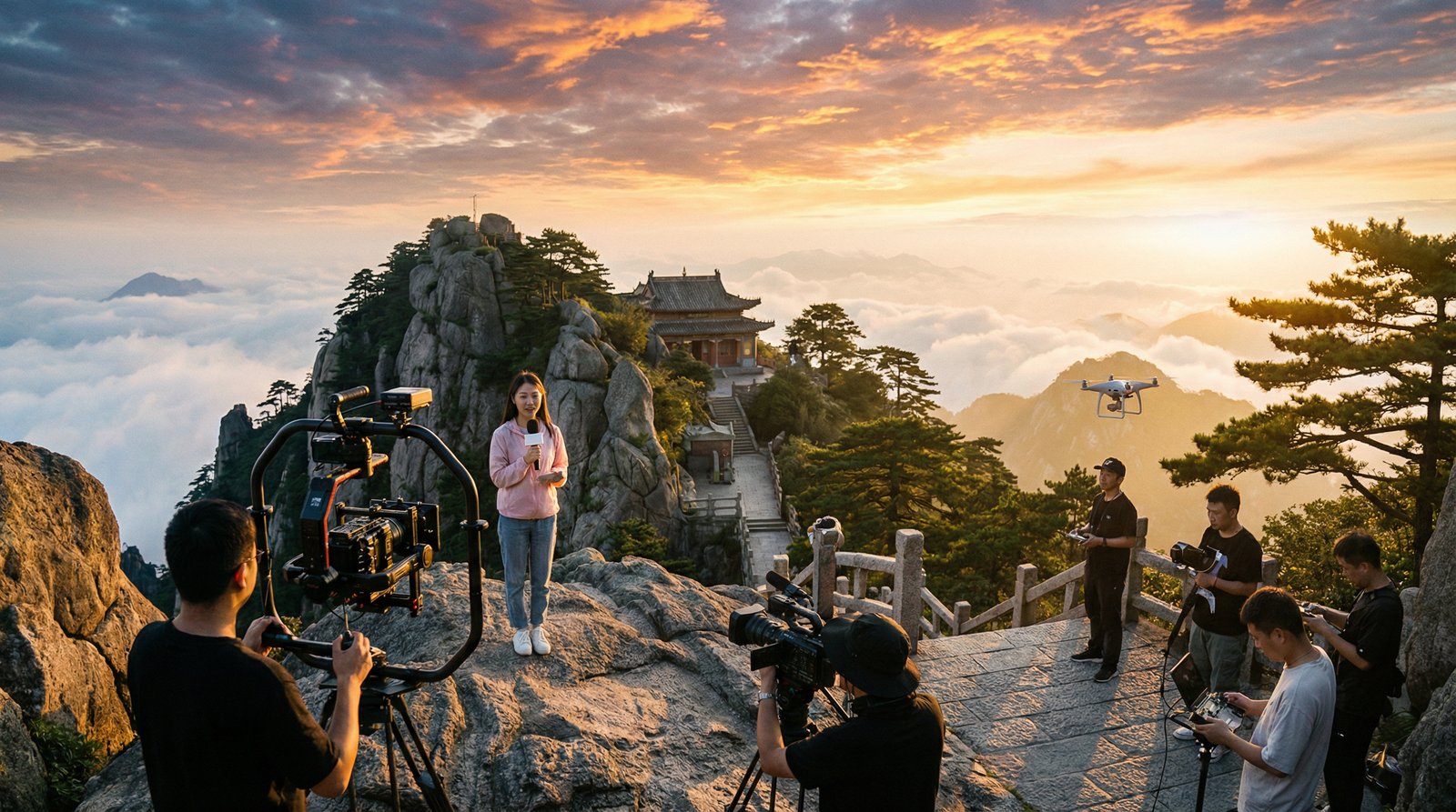 小马拉大车户外拍摄视频